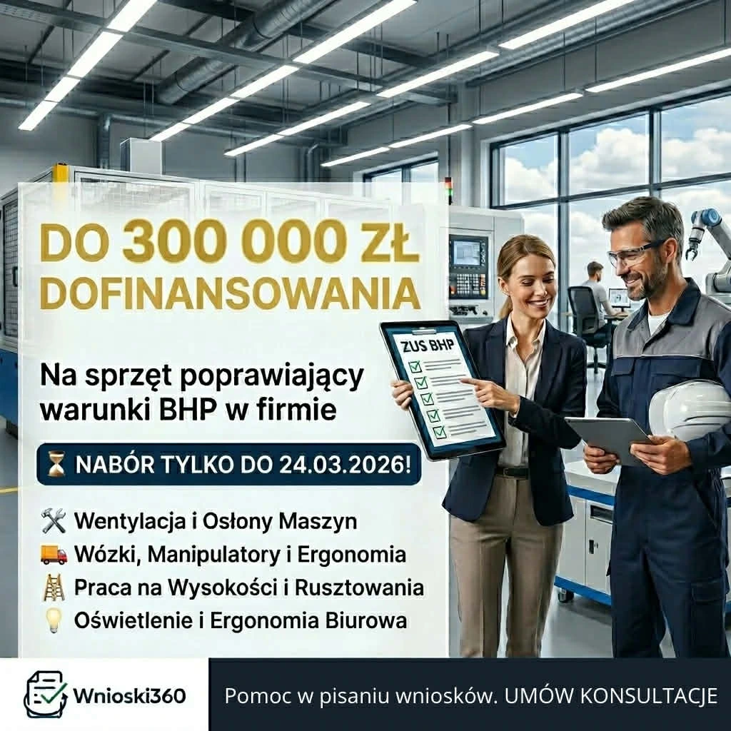 Dofinansowanie zus bhp 2026 wnioski